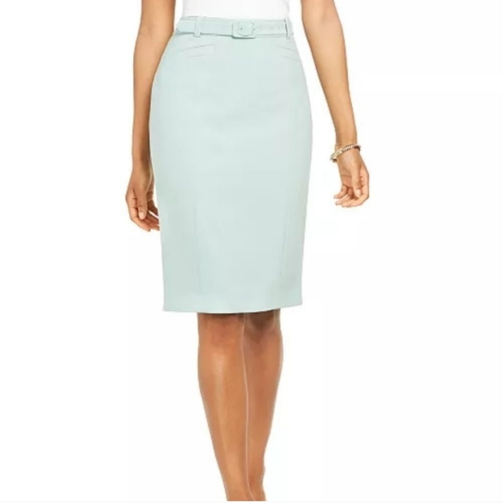 Karl Lagerfeld Mint Pencil Skirt